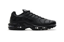 Nike Air Max Plus TN Entrenadores Afinados 'AJ2029 001' Triple Negro Talla UK 6 a 12
