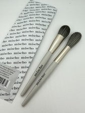 Juego de cepillos Mischo Beauty M100 rubor en polvo y cepillo líquido crema M101 nuevo