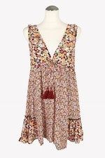 Vestido mujer Maaji talla 36 (S) multicolor NUEVO vestido viscosa línea A Dress