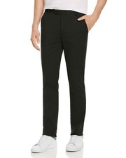 Pantalón ATM Anthony Thomas Melillo Jungle Calce Ajustado Frente Plano Algodón Dobladillo Crudo 28 Nuevo con Etiquetas