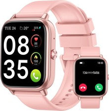 Smartwatch Mujer Mujer con Función Teléfono Reloj de Pulsera para iOS Android Exterior
