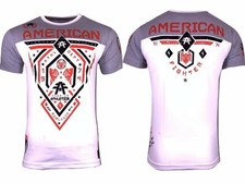 Camiseta para hombre AMERICAN FIGHTER FAIRBANKS 50/50 FÚTBOL motociclista atlético MMA S-5XL