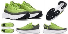 Nuevo UNDER ARMOUR Para hombres $100 INFINITE Zapatos para Correr Neón-Negro Talla 9.5