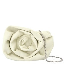 Bolso clutch Burberry de cuero con cadena rosa 8081824