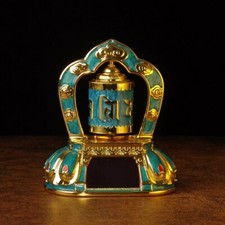 Rueda de oración solar tibetana de 11,5 cm decoración del hogar adornos auspiciosos