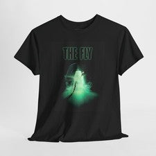 Camiseta gráfica unisex de terror póster de película retro The Fly 1986