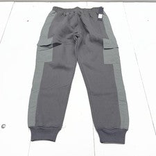 Moda Nova Hombres Pantalones Para Hombres Medianos Marrón Bajo Llave Carga Jogger Nylon Panel Puños