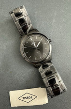 Reloj Pulsera Fossil Watch FS5459 Minimalista Tres Manejas Humo Acero Inoxidable NUEVO