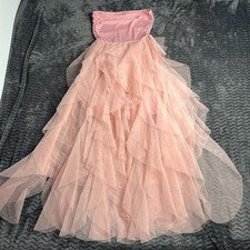 Vestido halter de tul rosa otoño moda SHEIN para mujer talla XS
