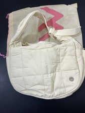 WESTBRONCO Marfil Mini Bolso Abombado Acolchado Bandolera Bolso Pequeño Hinchado