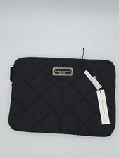 Marc Jacobs Nuevo con Etiquetas Negro Acolchado Nylon Funda para Laptop 13 Bolso Cremallera Cubierta Bolsa