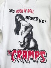 Camisa The Cramps Band, Camiseta Blanca Estilo Clásico The Cramps Talla S-5XL PD1727
