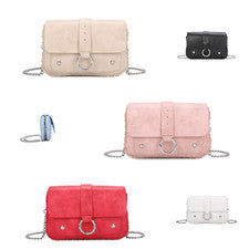 Bolso bandolera elegante con correa de cadena de moda para dama