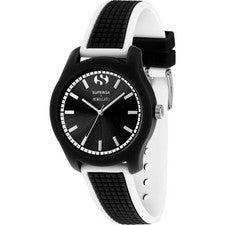 Reloj MORELLATO x SUPERGA R0151174003 Silicona Negro Blanco