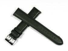 XL CORREA DE RELOJ DE CUERO GUANTE SUAVE EXTRA LARGO NEGRA 18MM 20MM 22MM MUÑECA GRANDE