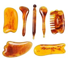 Kit de herramientas de masaje facial con raspado Gua Sha el cuidado de la salud