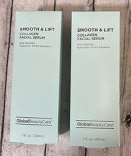 Nuevo suero facial de colágeno suave y liftante Global Beauty Care 1 oz (paquete de 2)