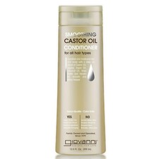 Acondicionador suavizante de aceite de ricino GIOVANNI para todo tipo de cabello, 13,5 fl oz