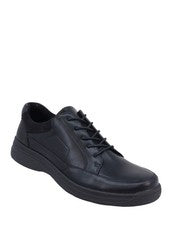 Zapato con cordones de ajuste ancho para hombre, ligero acolchado cómodo elegante estilo informal por