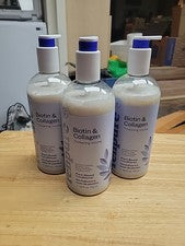 3x Acondicionador a base de plantas de biotina y colágeno, 24 fl oz (710 ml)