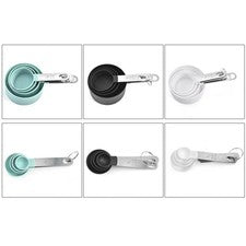Fiable Juego de 4 Cucharas Medidoras de Acero Inoxidable Accesorios de Cocina
