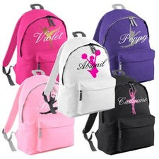 Bolso de Baile Personalizado Niños Niñas Niños Ballet Escuela Mochila Mochila