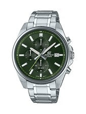 Casio Edifice EFV-610D-3CV Reloj Cronógrafo Verde Hombres Japón Nuevo