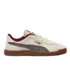 Zapatillas informales blancas con cordones a cuadros PUMA Club 5V5 para jóvenes niños 40571201