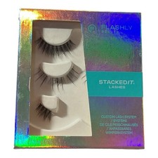 💟Flashly Beauty Stackedit Sistema de Pestañas Personalizado Vibe x Kit de Pestañas Eco