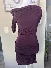 Vestido de fiesta morado Nova de moda para mujer talla S