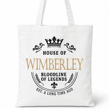 Bolso de Mano WIMBERLEY Casa del Apellido Algodón Idea de Regalo