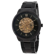 Reloj para hombre Fossil Neutra automático esfera esqueleto negra ME3183