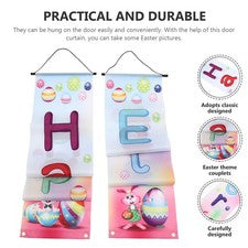 Letreros decorativos para puertas de porche para el hogar colgantes decoraciones de fiesta