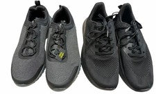 Dos pares de zapatillas deportivas de espuma viscoelástica Athletic Works para hombre talla 8,5 W nuevas con etiquetas