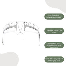 Herramienta de plantilla de regla de maquillaje reutilizable profesional Microblading para cejas
