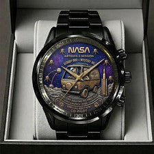 Reloj Scooby-Doo x NASA Artemisa II Negro Acero Inoxidable HT177262
