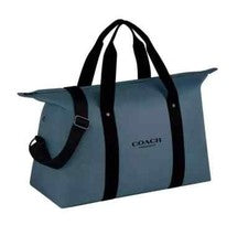 Bolso de viaje Coach unisex expandible de fin de semana para gimnasio negro nuevo con etiquetas