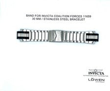 Auténtico reloj pulsera de acero inoxidable Invicta Coalition Forces 11659 30 mm
