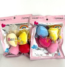 Esponjas de Belleza, 2 Paquetes (8 en total) Esponjas de Maquillaje Diferentes Formas, Totalmente Nuevas