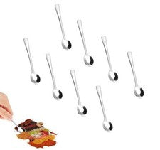 Juego de 16 cucharas especias acero inoxidable 304 7,5 cm cocina compacta esencial