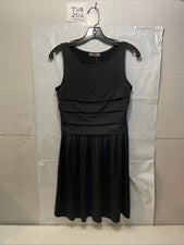 Mini vestido elástico negro Fashion Exit para mujer talla L