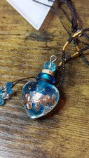 Collar Botella Perfume Murano