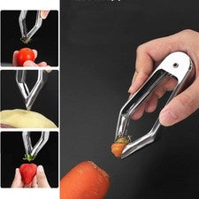 Descortezador de piña de acero inoxidable 304 con mango ergonómico para cocina