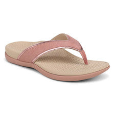 Nueva Sandalia Vionic Puntera Tava Para Mujer Venta Caliente, Gamuza Rosa Ceniza