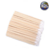 Aplicador de agente de microblading hisopo de madera punta de algodón maquillaje belleza 7 cm 10 cm