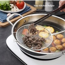für profi Skimmer Löffel für asiatische Küche 41,5 x 13,5 cm