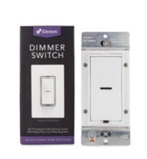 Interruptor atenuador inteligente iDevices IDEV0009 120VAC habilitado para Wi-Fi - blanco