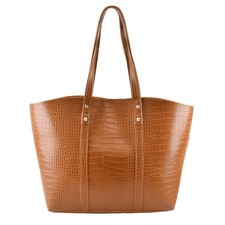 Bolso Tote De Cocodrilo De PU Suave Para Mujeres, Bolso De Hombro Casual De Moda
