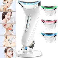Elektrisches Gesichtsmassagegerät Ems Gesicht Massagegerät 45℃ Beauty Tool 3Modi