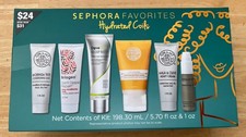 ¡NUEVAS bobinas hidratadas Sephora Favorites en caja, 6 seis productos para el cabello de tamaño de viaje!